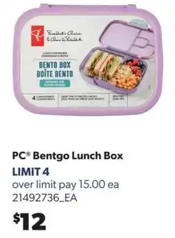 Real Canadian Superstore PC Bentgo Lunch Box offer