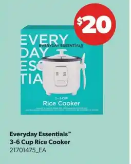 Real Canadian Superstore Everyday Essentials 3-6 Cup Rice Cooker offer