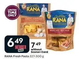 Sobeys RANA Fresh Pasta offer