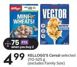 Sobeys KELLOGG'S Cereal offer