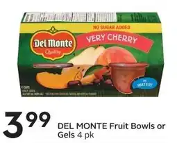 Sobeys DEL MONTE Fruit Bowls or Gels offer