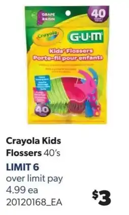 Real Canadian Superstore Crayola Kids Flossers offer