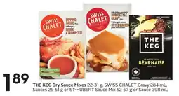 Sobeys THE KEG Dry Sauce Mixes offer
