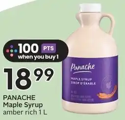 Sobeys PANACHE Maple Syrup offer