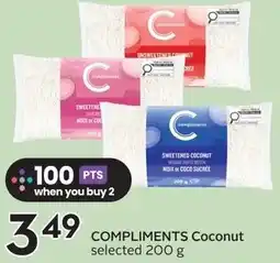 Sobeys COMPLIMENTS Coconut offer