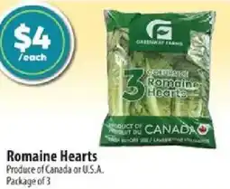 Co-op Romaine Hearts offer