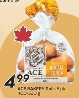 Sobeys ACE BAKERY Rolls offer