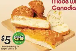 Sobeys Cheese Hot Dog or Burger Buns offer