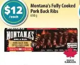 Co-op Montana's Fully Cooked Pork Back Ribs offer