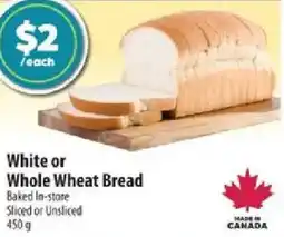 Co-op White or Whole Wheat Bread offer