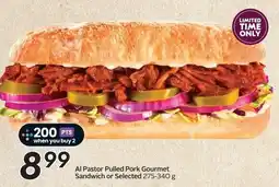 Sobeys Al Pastor Pulled Pork Gourmet Sandwich offer