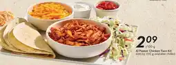 Sobeys Al Pastor Chicken Taco Kit offer