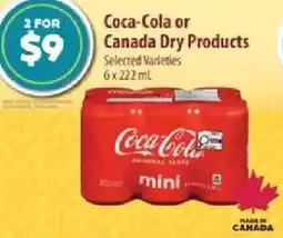 Co-op Coca-Cola or Canada Dry Products offer