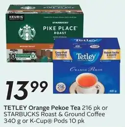 Sobeys TETLEY Orange Pekoe Tea offer