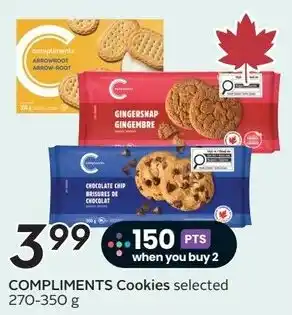 Sobeys COMPLIMENTS Cookies offer
