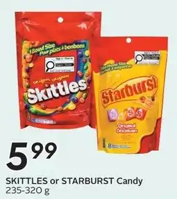 Sobeys SKITTLES or STARBURST Candy offer