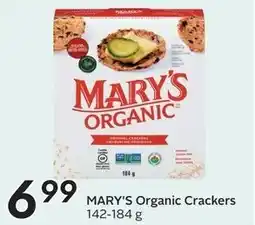 Sobeys MARY'S Organic Crackers offer