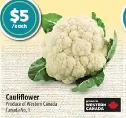 Co-op Cauliflower offer