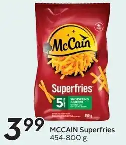 Sobeys MCCAIN Superfries offer