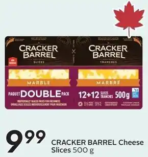 Sobeys CRACKER BARREL Cheese Slices offer