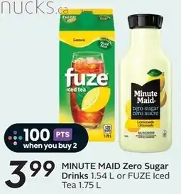 Sobeys MINUTE MAID Zero Sugar Drinks offer