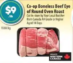 Co-op Co-op Boneless Beef Eye of Round Oven Roast offer