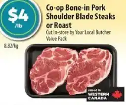 Co-op Co-op Bone-in Pork Shoulder Blade Steaks or Roast offer