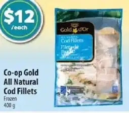 Co-op Co-op Gold All Natural Cod Fillets Frozen offer