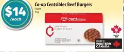 Co-op Co-op Centsibles Beef Burgers offer
