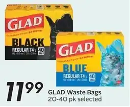 Sobeys GLAD Waste Bags offer