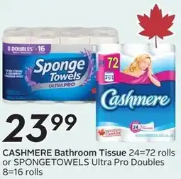 Sobeys CASHMERE Bathroom Tissue offer