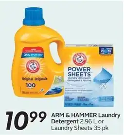 Sobeys ARM & HAMMER Laundry Detergent offer