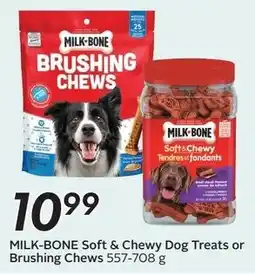 Sobeys MILK-BONE Soft & Chewy Dog Treats or Brushing Chews offer