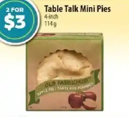 Co-op Table Talk Mini Pies 4-inch offer