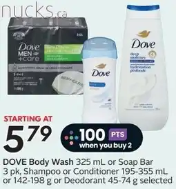 Sobeys DOVE Body Wash offer