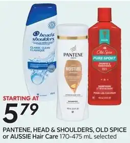 Sobeys PANTENE, HEAD & SHOULDERS, OLD SPICE or AUSSIE Hair Care offer