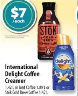 Co-op International Delight Coffee Creamer offer