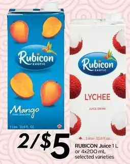 Sobeys RUBICON Juice offer