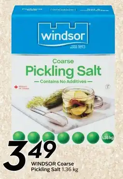 Sobeys WINDSOR Coarse Pickling Salt offer