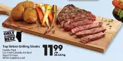 Calgary Co-op Top Sirloin Grilling Steaks offer