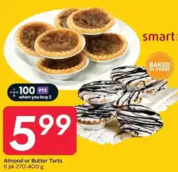 Sobeys Almond or Butter Tarts offer