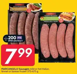 Sobeys MARCANGELO Sausages offer