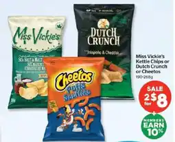 Calgary Co-op Miss vickie's kettle chips or dutch crunch or cheetos offer