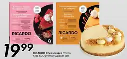 Sobeys RICARDO Cheesecakes offer