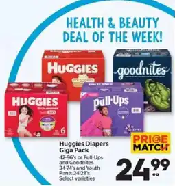 Calgary Co-op Huggies diapers giga pack offer