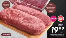Sobeys Fresh Boneless Peeled Top Blade/Flat Iron Portions offer