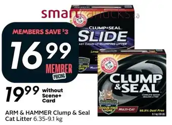 Sobeys ARM & HAMMER Clump & Seal Cat Litter offer