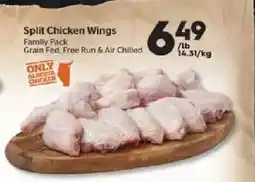 Calgary Co-op Split Chicken Wings offer