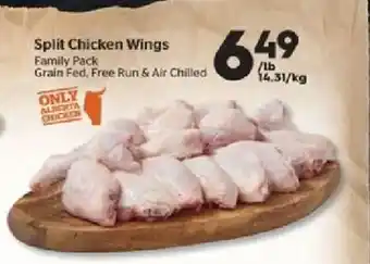 Calgary Co-op Split Chicken Wings offer