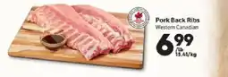 Calgary Co-op Pork Back Ribs offer